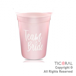 VASOS TEAM BRIDE ROSA 260 ML X 6 UNIDADES (U24-130) x 1