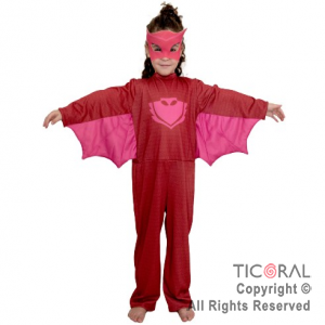 DISF HEROES EN PIJAMA OWLETTE ROJO TALLE 1 x 1