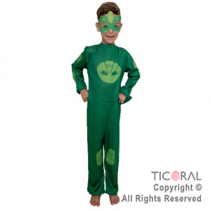 DISF HEROES EN PIJAMA GEKKO VERDE TALLE 2 x 1