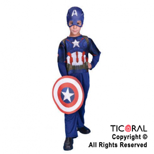 DISF CAPITAN AMERICA TALLE 2 x 1