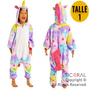 PIJAMA DISFRAZ UNICORNIO INFANTIL TALLE 1 x 1