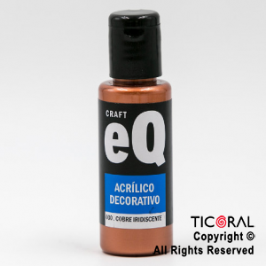 ACRIL.DECOR.EQ 030 COBRE 50ML X 6 UNIDADES