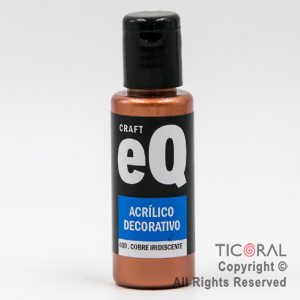 ACRIL.DECOR.EQ 030 COBRE 50ML X 6 UNIDADES