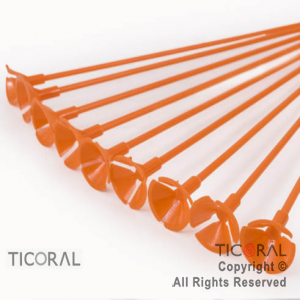 PORTA GLOBO NARANJA X 25 x 1