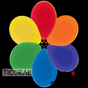 GLOBO S R12 CRISTAL 300 SURTIDO MULTICOLOR x 50