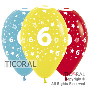 GLOBO S R12 INF METAL SURTIDO NUMERO 6 x 50