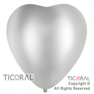 GLOBO S CON FORMA 16 SATIN BLANCO x 50