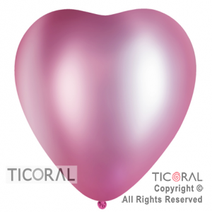 GLOBO S CON FORMA 16 SATIN ROSA x 50