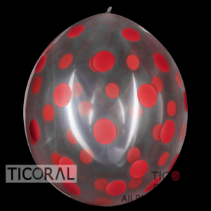 PIATA S R36 INF CR TRANSPARENTE PUNTOS ROJO x 1