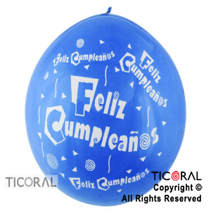 PIATA S P40 FASHION FELIZ CUMPLE FIESTA 2C 040 AZUL x 1