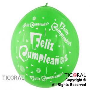 PIATA S P40 FASHION FELIZ CUMPLE FIESTA 2C 030 VERDE x 1