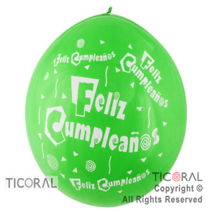 PIATA S P40 FASHION FELIZ CUMPLE FIESTA 2C 030 VERDE x 1