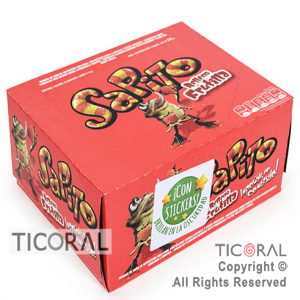 SAPITO RELLENO FRUTILLA X 24 UNIDADES (10GR C/U ) X 1