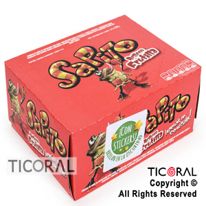 GOLO SAPITO RELLENO FRUTILLA X 24 UNIDADES (10GR C/U ) X 1