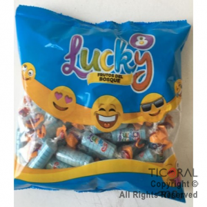 GOLO PASTILLAS LUCKY 8 SABOR FRUTOS DEL BOSQUE x 200GR