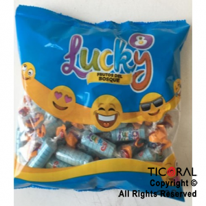 GOLO PASTILLAS LUCKY 8 SABOR FRUTOS DEL BOSQUE x 200GR