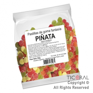 GOMAS PIATA REDONDITAS 8 X 700GR x 1