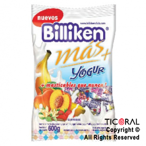 GOLO CARAMELO MASTICABLE BILLIKEN YOGURT X 600GR x 1