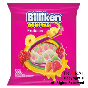 GOLO GOMAS BILLIKEN FRUTALES X 800GR x 1