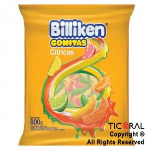 GOLO GOMAS BILLIKEN CITRICAS X 800GR x 1