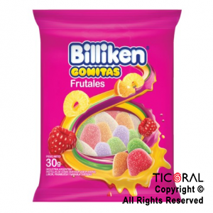 GOLO GOMAS BILLIKEN FRUTAL 12 SOBRES X 30GR x 1