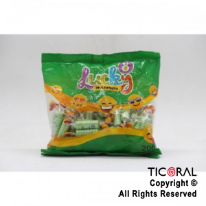 GOLO PASTILLAS LUCKY 8 SABOR MULTIFRUTA x 200GR