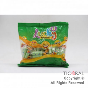 PASTILLAS LUCKY 8 SABOR MULTIFRUTA x 200GR