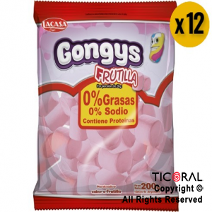 MALVAVISCOS GONGYS FRUTILLA 12 X 200GRS