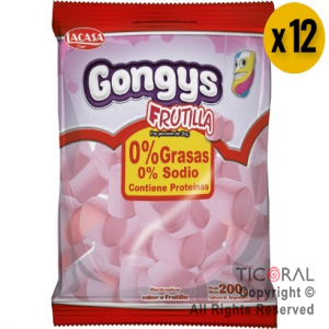 MALVAVISCOS GONGYS FRUTILLA 12 X 200GRS