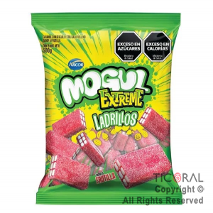 GOMITAS LADRILLOS MOGUL EXTREME FRUTILLA (500GR) x 1