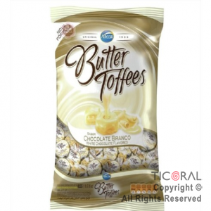 GOLO CARAMELO BUTTER TOFFEES RELLENO CHOCOLATE BLANCO X 822GR x 1