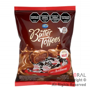 CARAMELO BUTTER TOFFEES RELLENO AVELLANA X 648 gr