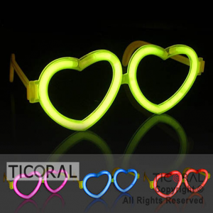 ANTEOJO QUIMICO CORAZON GLOW FLUO x 1