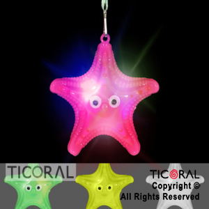 COLGANTE LUMINOSO ESTRELLA COLOR X 48