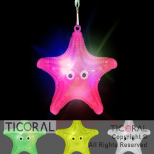 COLGANTE LUMINOSO ESTRELLA COLOR X 48