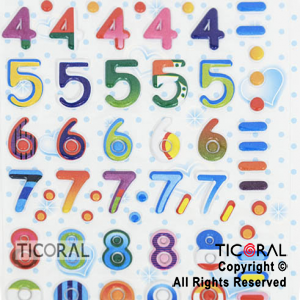 STICKER NUMEROS HS5659-6 x 12