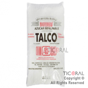 AZUCAR IMPALPABLE TALCO DEWEY X 1KG x 1