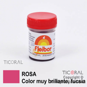 COLORANTE FLEIBOR ROSA B PASTA 15GR x 4