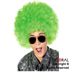 PELUCA SUPER AFRO VERDE x 1 PS