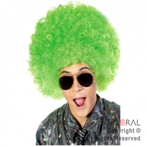 PELUCA SUPER AFRO VERDE x 1 PS