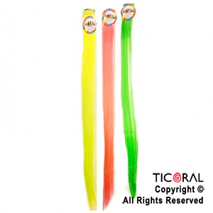 EXTENSION DE PELO FLUO NEON X 12