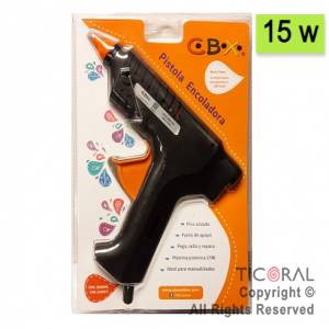 PISTOLA SILICONA ENCOLADORA GRANDE CBX 15W X 1