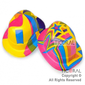 SOMBRERO BOMBIN MULTICOLOR x 6