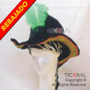 SOMBRERO CON PLUMA HS761 x 1