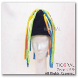 SOMBRERO TIRAS COLOR FLUO HS1724 x 1