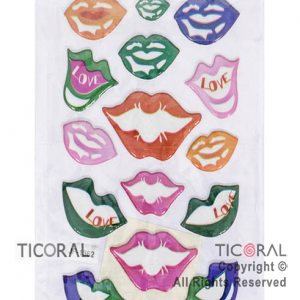 STICKER BESOS (21X7CM) HS5658-6 x 12