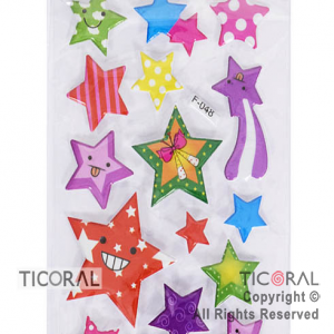 STICKER ESTRELLAS (21X8CM) HS5665-7 x 12