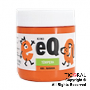 TEMPERA EQ 600 NARANJA 200ML X 3 UNIDADES