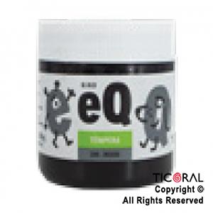 TEMPERA EQ 100 NEGRO 200ML X 3 UNIDADES