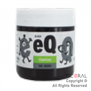 TEMPERA EQ 100 NEGRO 200ML X 3 UNIDADES